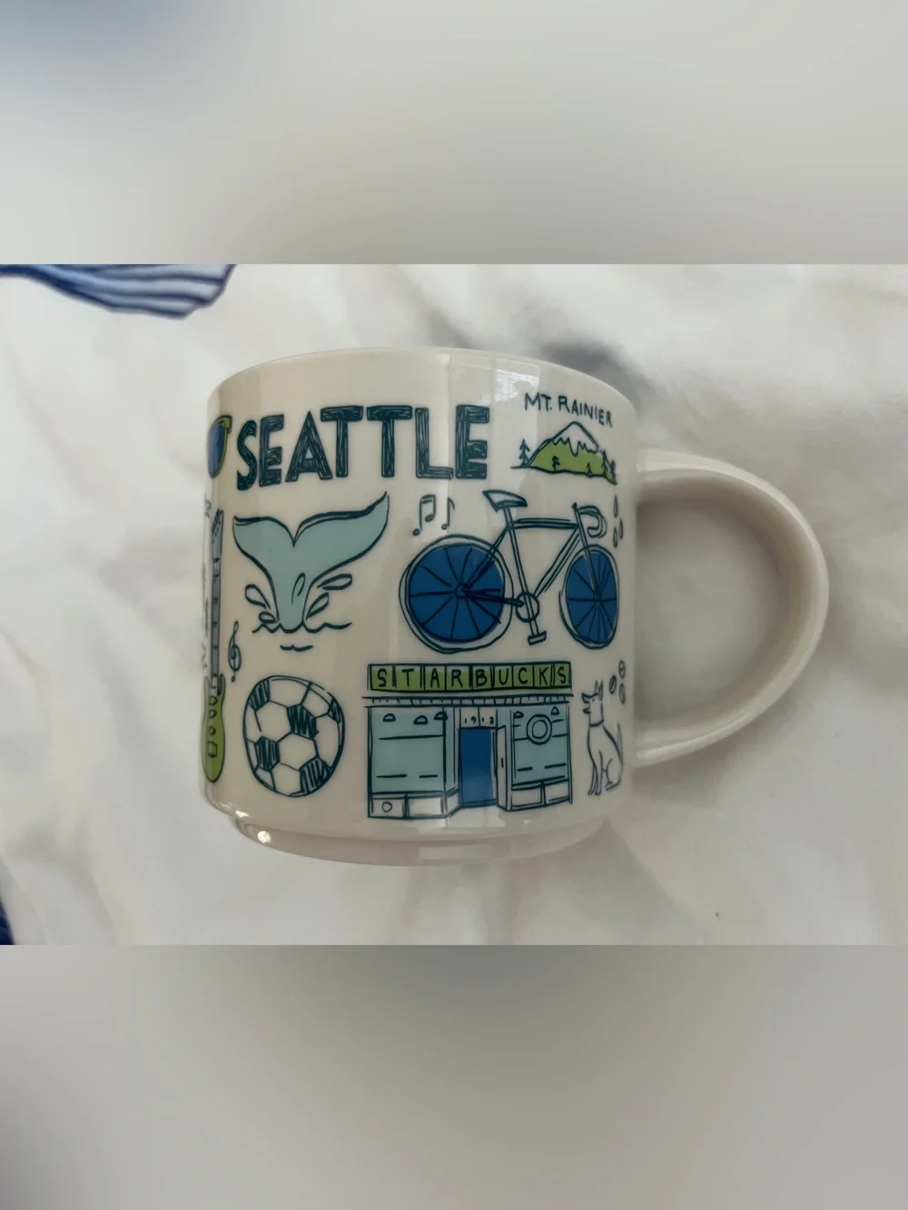 New Starbucks mug Seattle Been There series original box 14 ounce